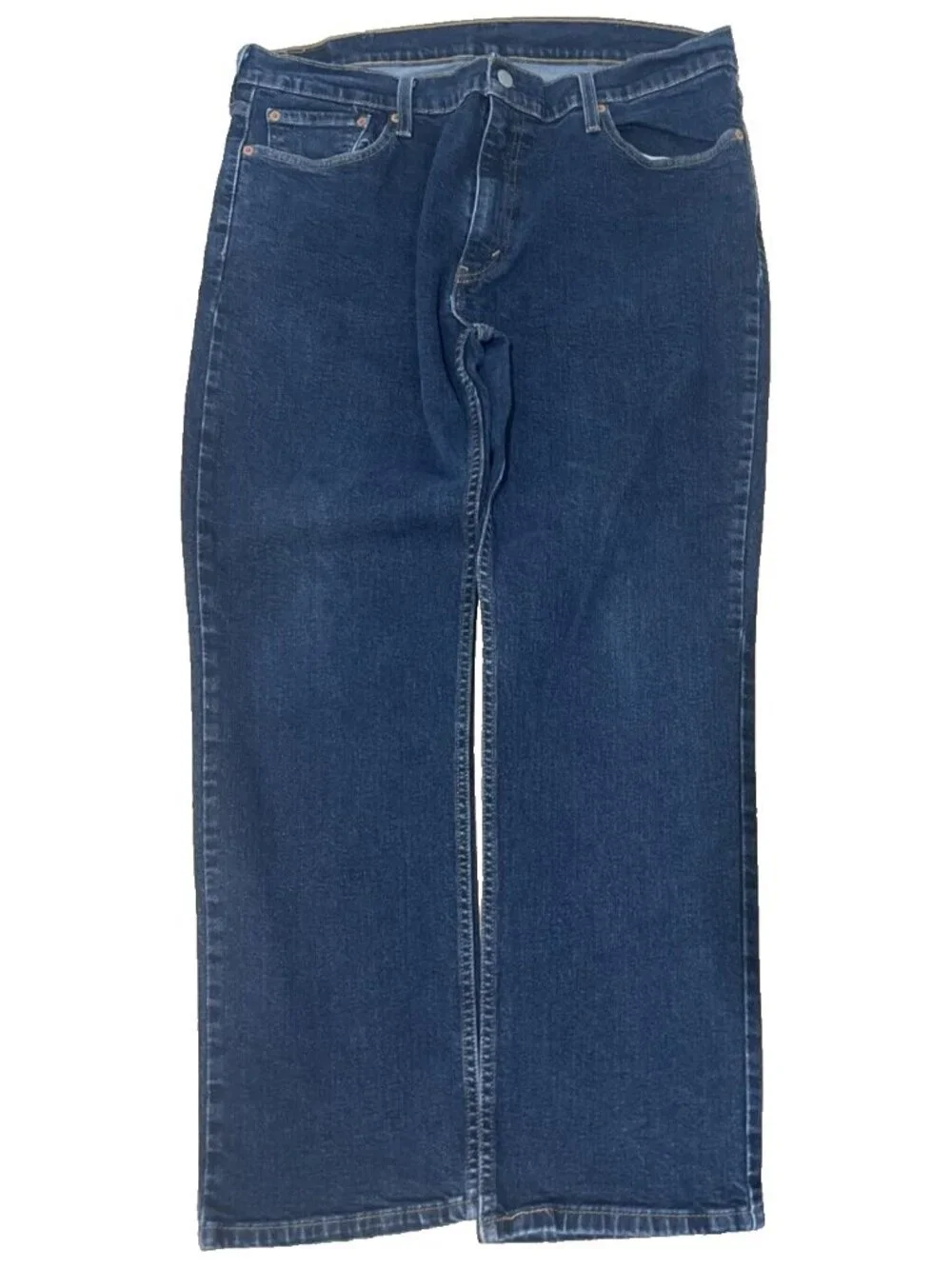 Levi's Levi Strauss & Co 514 Straight Leg Regular Fit Blue Jeans Mens Sz 38 x 30